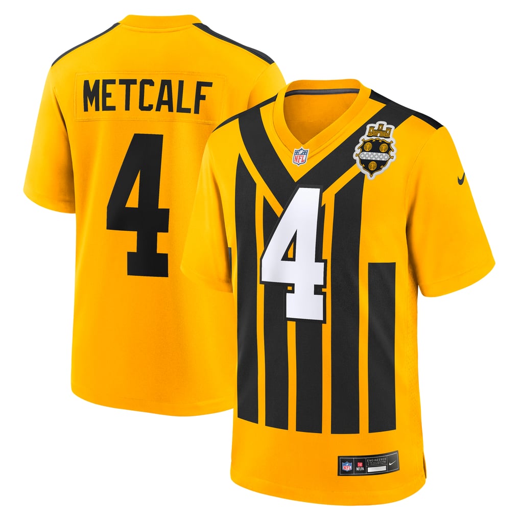 DK Metcalf Pittsburgh Steelers Alternate NFL Game Jersey Nike Yellow