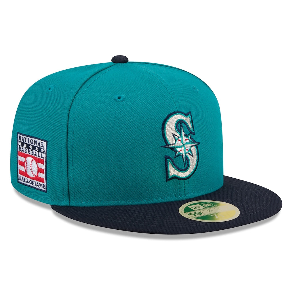 Seattle Mariners MLB26 Hall Of Fame 59FIFTY Fitted New Era Turquoise/Navy