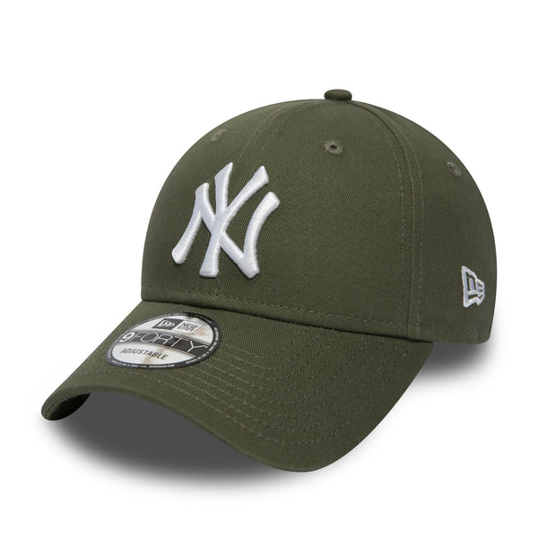 New York Yankees League Essential 9FORTY Strapback New Era Green/White