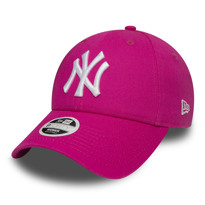 New York Yankees League Essential 9FORTY Women Strapback Pink/White
