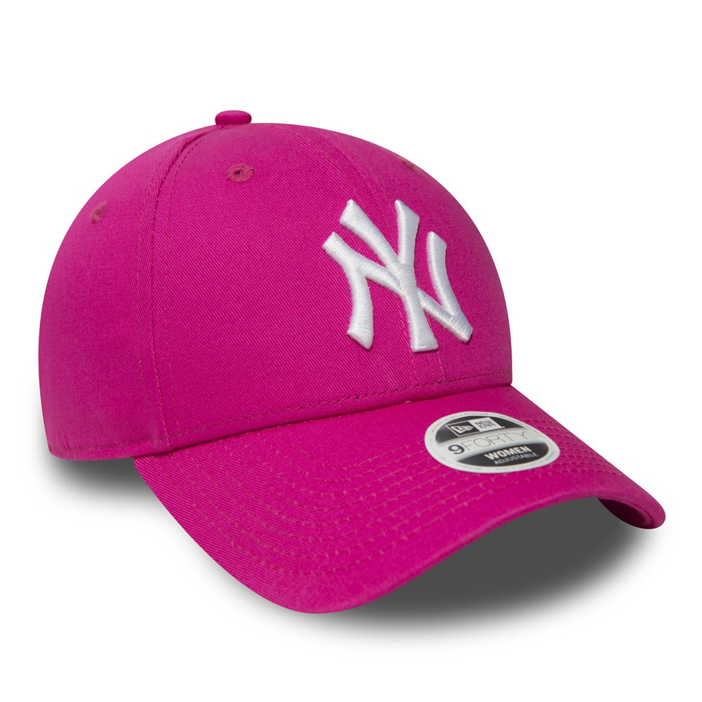 New York Yankees League Essential 9FORTY Women Strapback Pink/White
