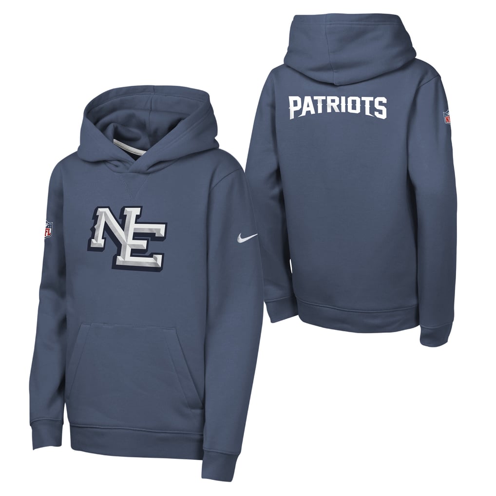 New England Patriots Rivalries NFL Dri-FIT Hoodie Nike Blue/Grey