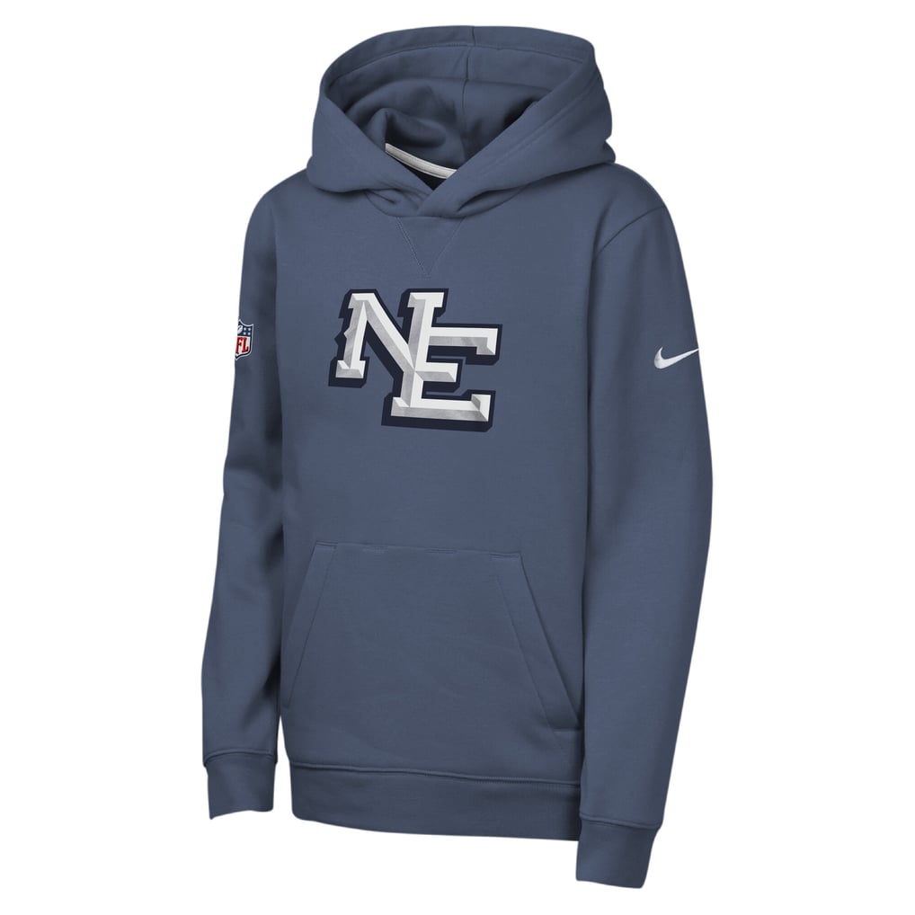 New England Patriots Rivalries NFL Dri-FIT Hoodie Nike Blue/Grey