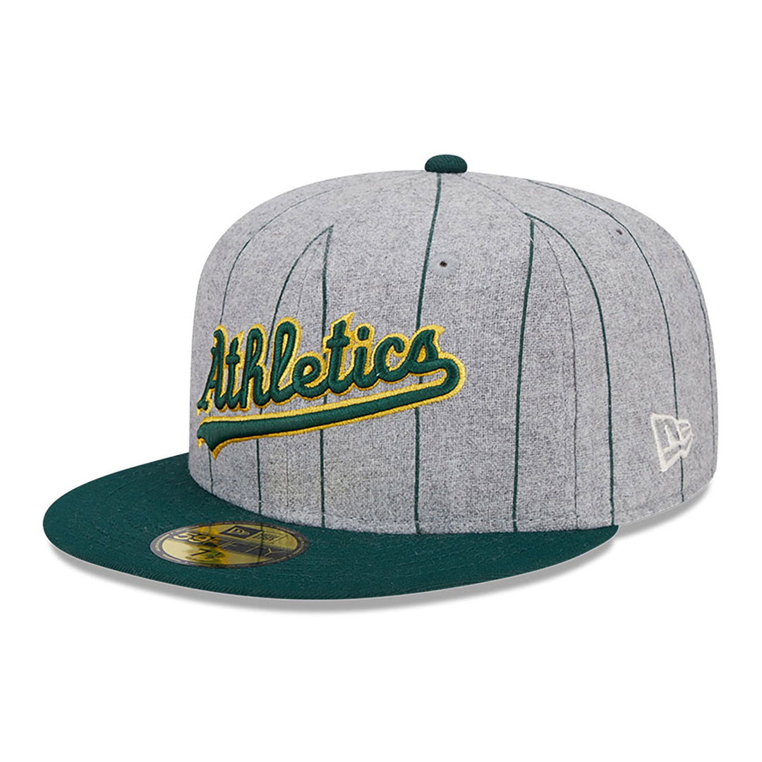 New Era - 59FIFTY - Heather Pinstripe - Oakland Athletics