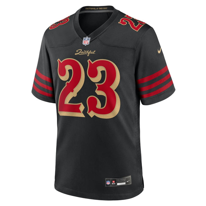 Christian McCaffrey San Francisco 49ers NFL Rivalries Game Jersey Nike Black