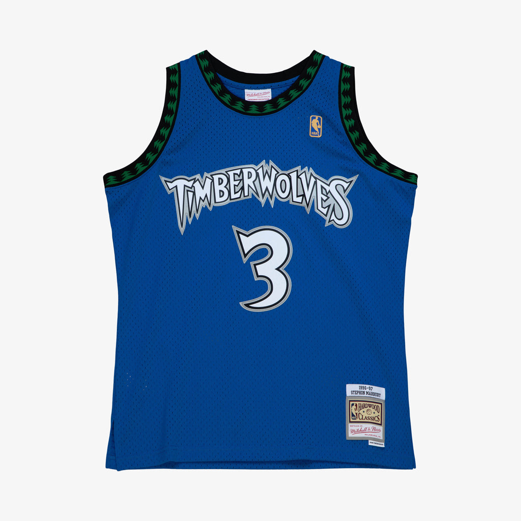 Stephon Marbury Minnesota Timberwolves 1996-1997 Home NBA Swingman