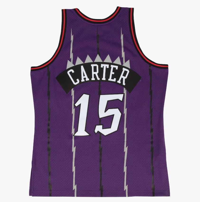 Mitchell &amp; Ness Swingman Jersey Vince Carter Toronto Raptors Purple 1998-99