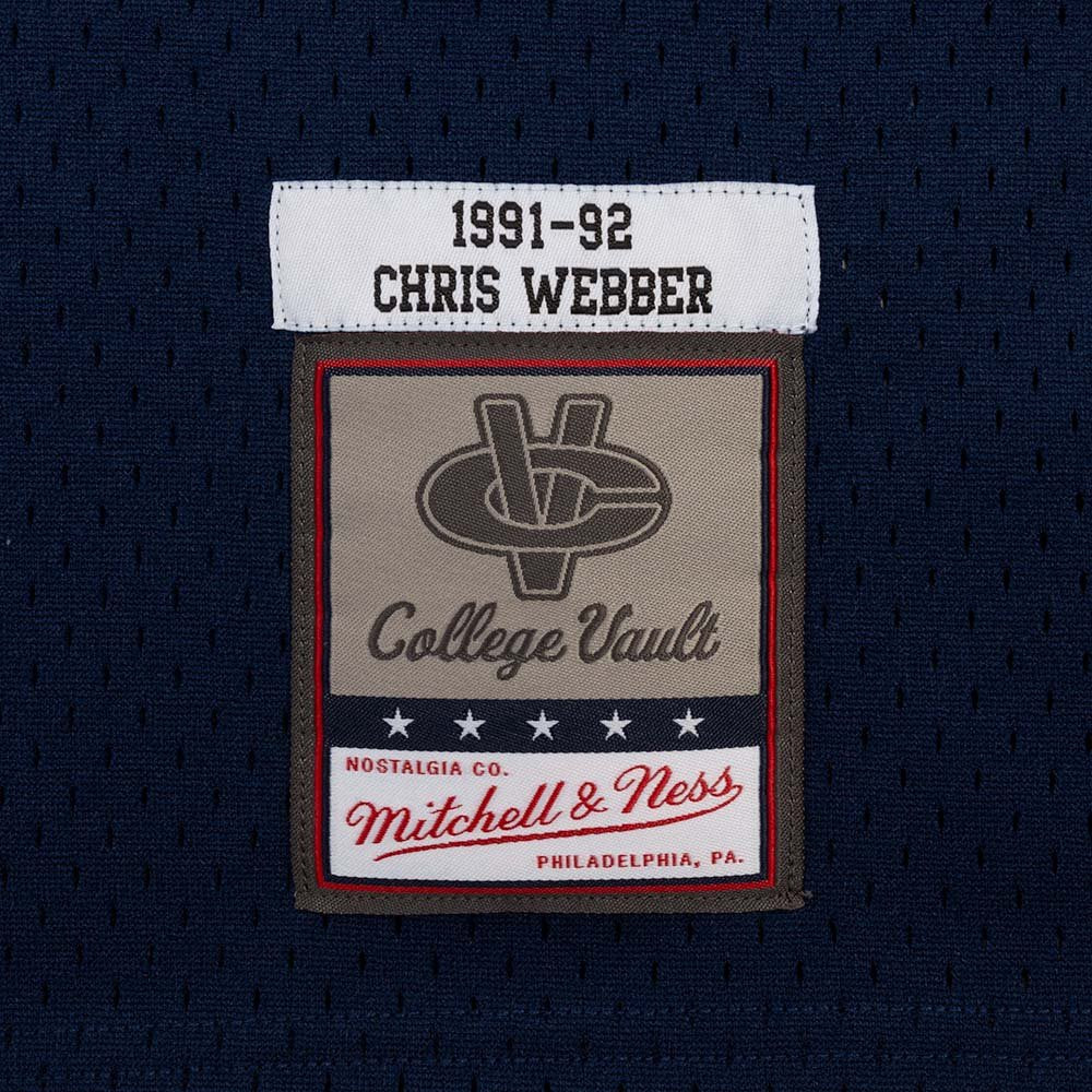 Mitchell &amp; Ness - NCAA Swingman Jersey - Michigan Wolverines - Chris Webber - 1991-1992 - Navy