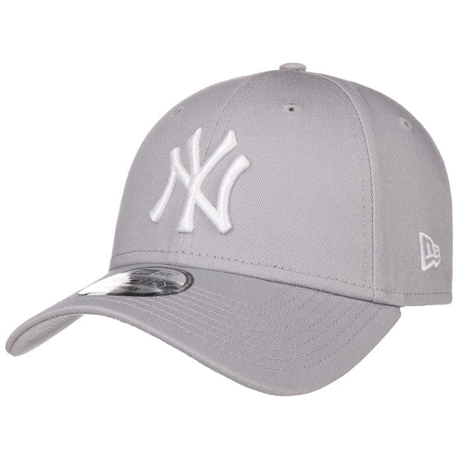 New York Yankees League Essential 9FORTY Strapback New Era Gray/White
