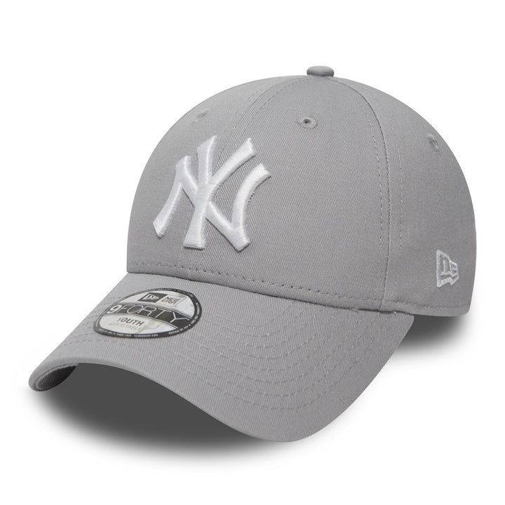 New York Yankees League Essential 9FORTY Strapback New Era Gray/White YOUTH