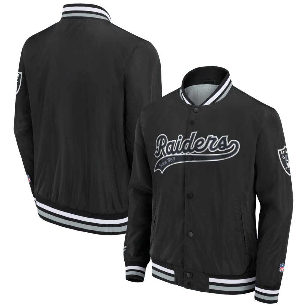 Fanatics - Wordmark Satin Jacket - Las Vegas Raiders