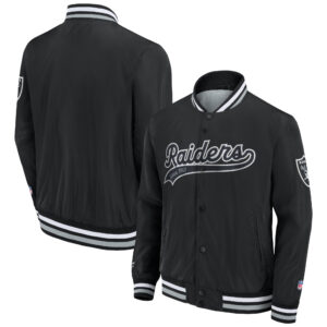 Fanatics - Wordmark Satin Jacket - Las Vegas Raiders