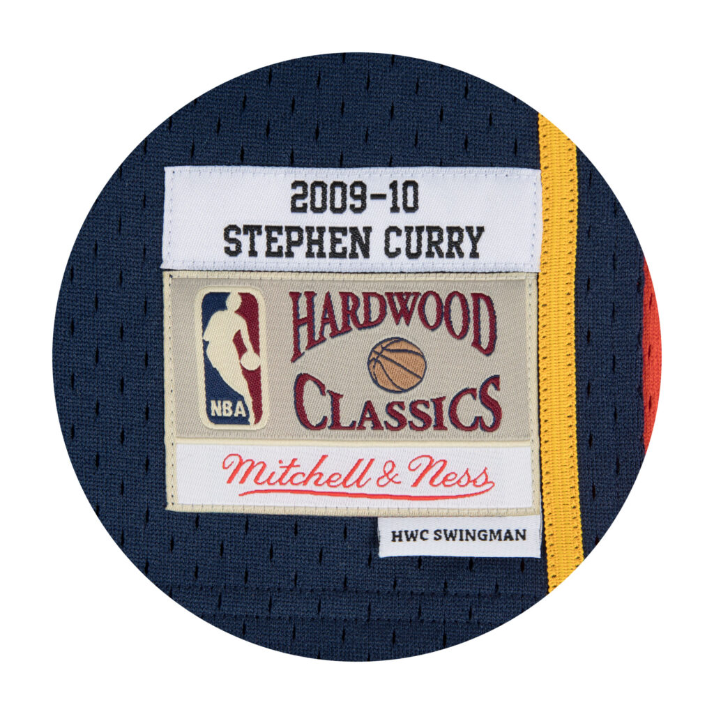 Stephen Curry Golden State Warriors 2009-2010 NBA Swingman Jersey Mitchell & Ness - Image 3