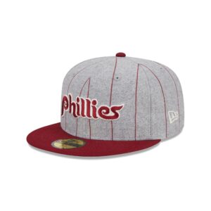New Era - 59FIFTY - Heather Pinstripe - Philadelphia Phillies