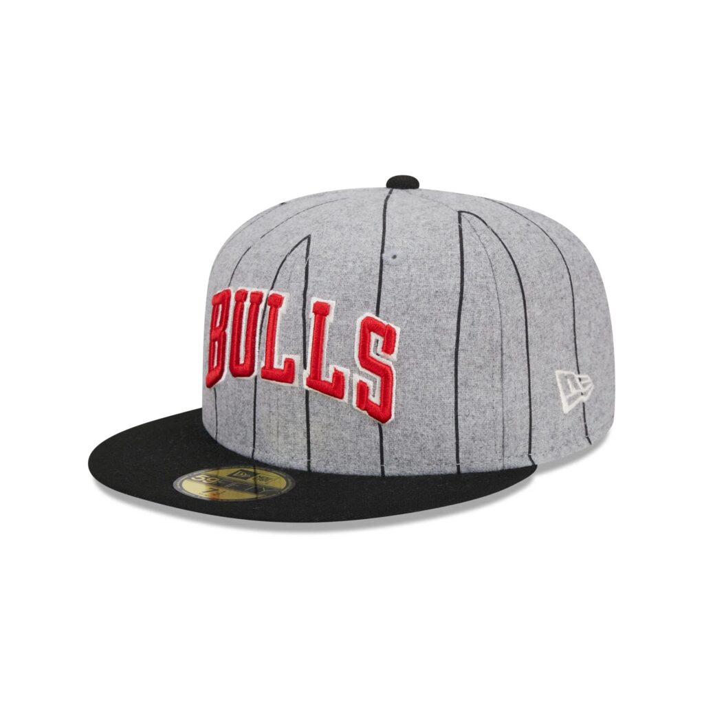 New Era - 59FIFTY - Heather Pinstripe - Chicago Bulls