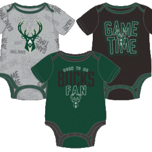 Outerstuff - Game Time 3 Piece Creeper Set - Milwaukee Bucks