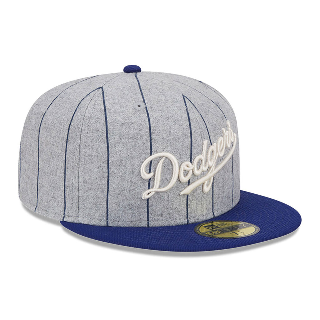New Era - 59FIFTY - Heather Pinstripe - LA Dodgers - Afbeelding 5