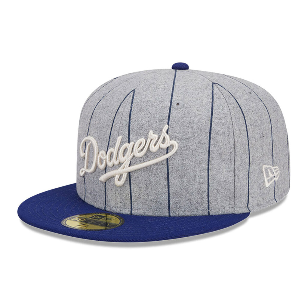 New Era - 59FIFTY - Heather Pinstripe - LA Dodgers