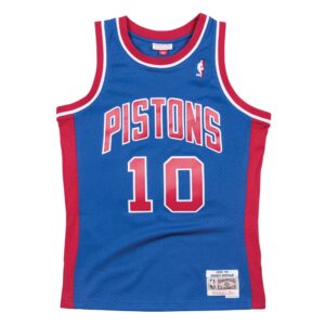Dennis Rodman Detroit Pistons 1988-1989 Royal NBA Swingman Jersey Mitchell & Ness