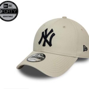 New York Yankees League Essential 9FORTY Strapback New Era Stone/Black