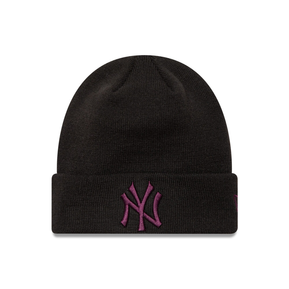 New Era – League Essential Beanie – New York Yankees – Black/Purple