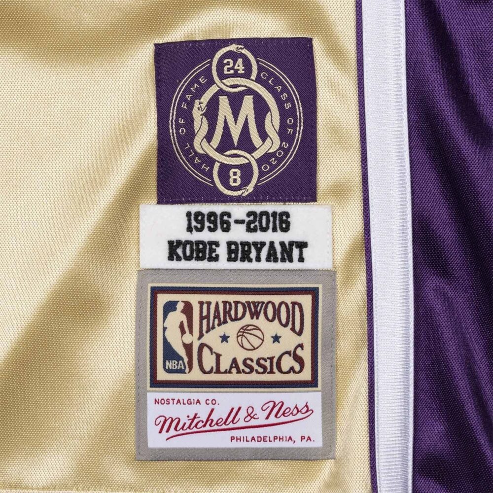 Mitchell & Ness - NBA Authentic Jersey - Los Angeles Lakers - Kobe Bryant - HOF #24 - Gold - Afbeelding 3