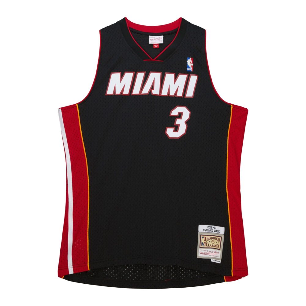 Mitchell & Ness - NBA Swingman Trikot - Miami Heat - Dwyane Wade - 2012 - Schwarz