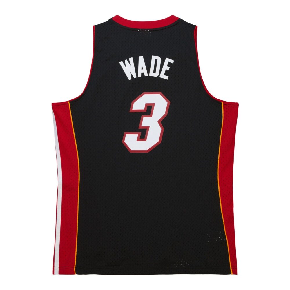 Mitchell & Ness - NBA Swingman Trikot - Miami Heat - Dwyane Wade - 2012 - Schwarz – Bild 2