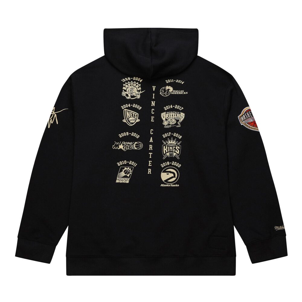 Mitchell & Ness - Hall of Fame Premium Fleece Hoodie - Vince Carter – Bild 2