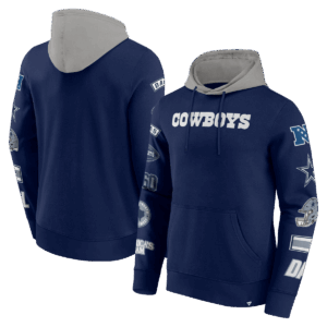 Fanatics - NFL - Colorblock Badge Fleece Hoodie - Dallas Cowboys