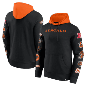 Fanatics - NFL - Colorblock Badge Fleece Hoodie - Cincinnati Bengals
