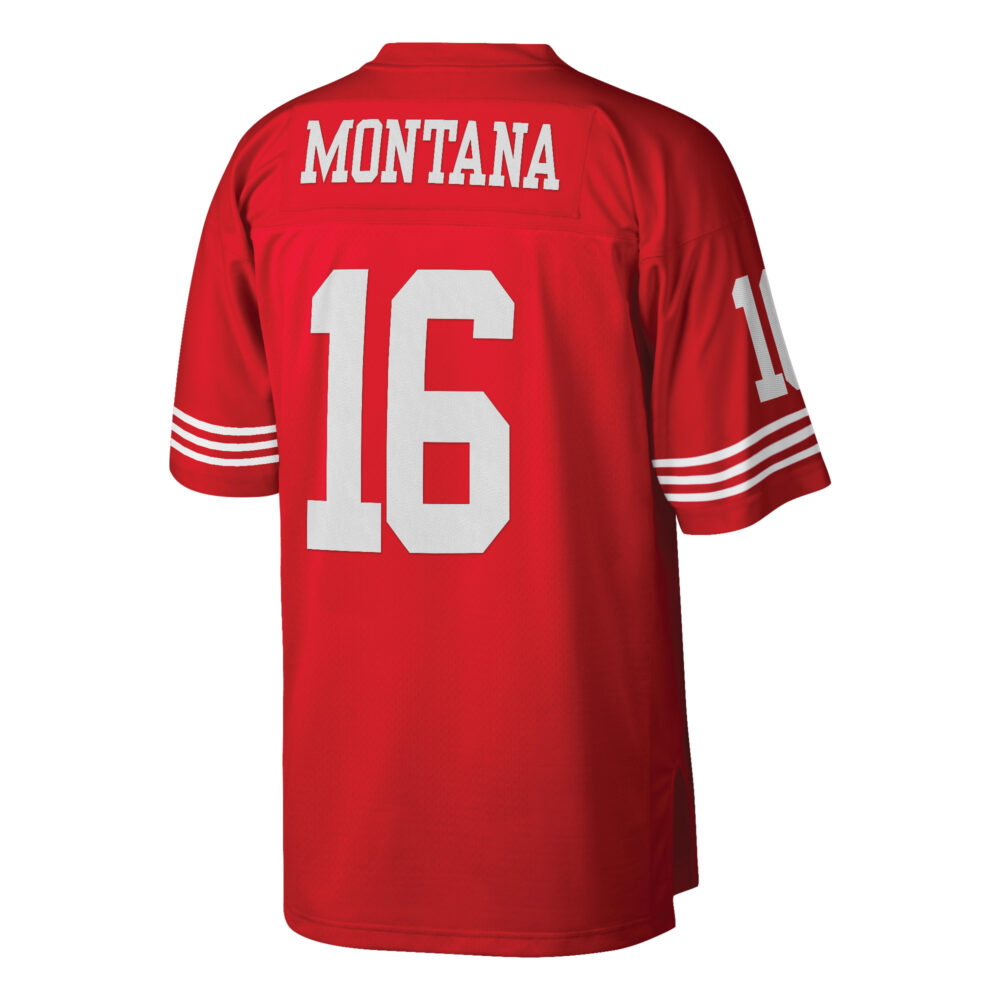 Joe Montana San Francisco 49ers Home NFL Legacy Jersey Mitchell & Ness – Bild 3