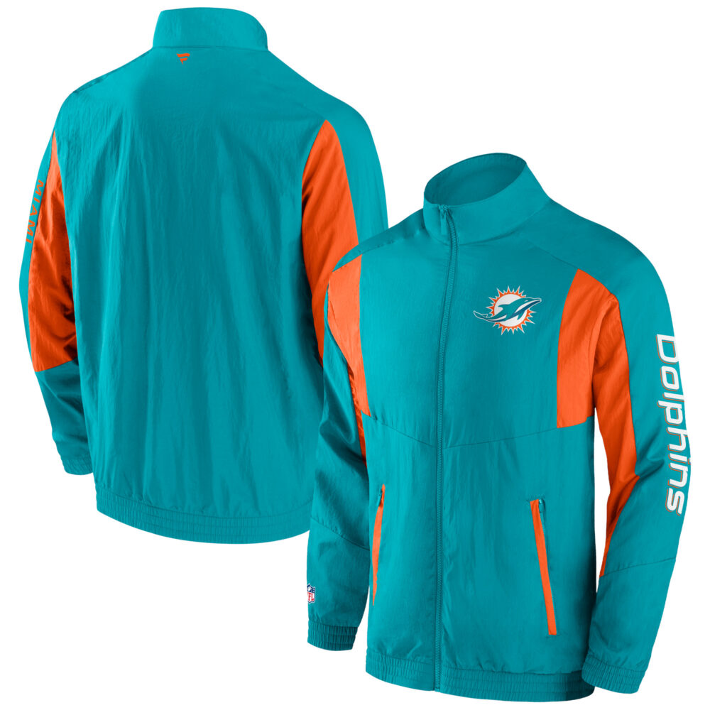 Fanatics - NFL Woven Track Jacket - Miami Dolphins - Image 3