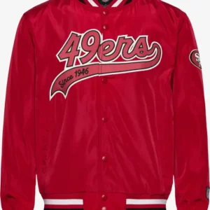 Fanatics - Wordmark Satin Jacket - San Francisco 49ers