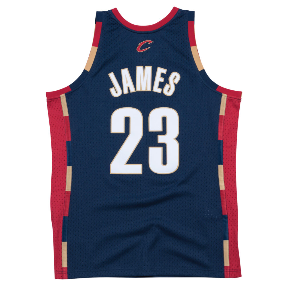 Lebron James Cleveland Cavaliers 2008-2009 Alternate NBA Swingman Jersey Mitchell & Ness - Afbeelding 2