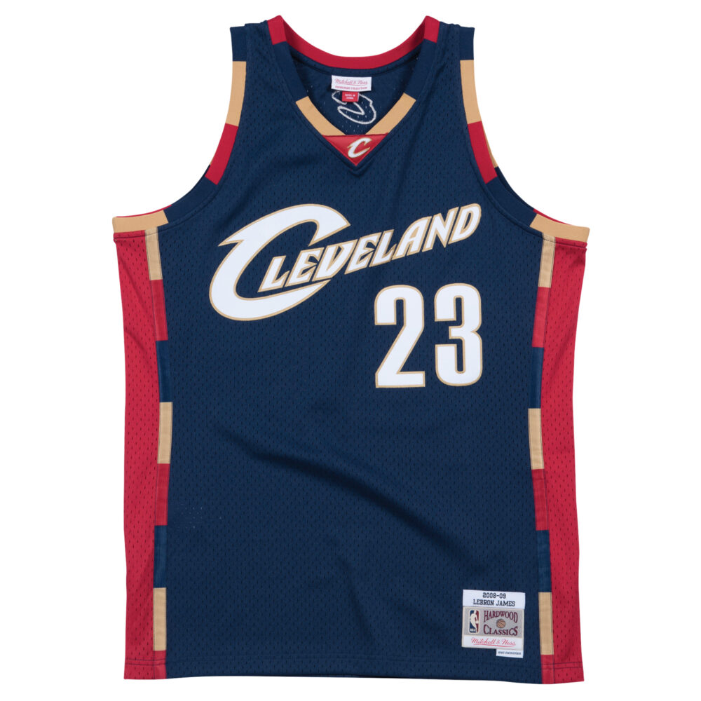 Lebron James Cleveland Cavaliers 2008-2009 Alternate NBA Swingman Jersey Mitchell & Ness