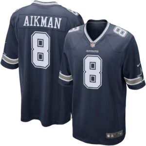 Troy Aikman Dallas Cowboys Home NFL Game Jersey Retired Player Nike
