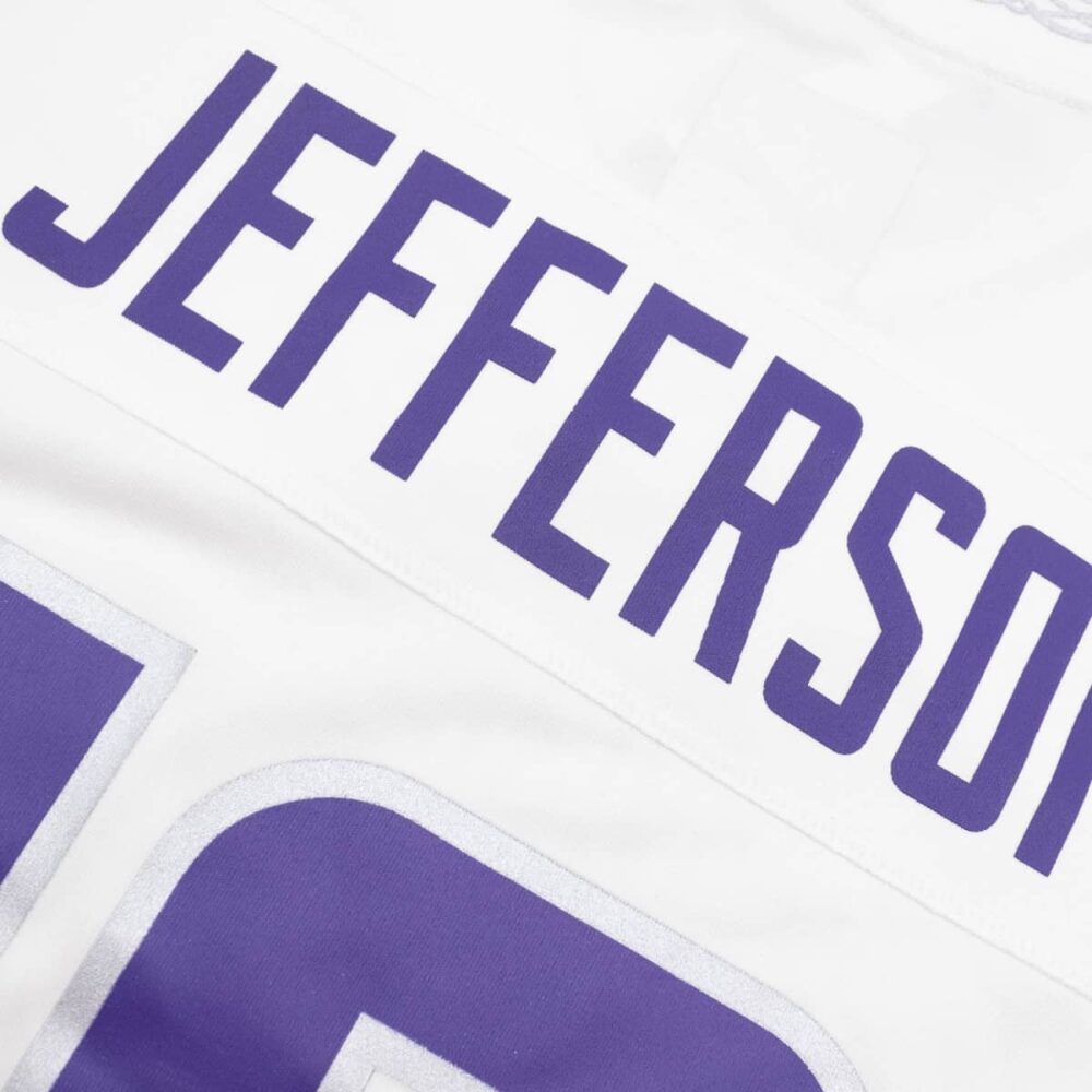 Justin Jefferson Minnesota Vikings Alternate White NFL Game Jersey Nike – Bild 4