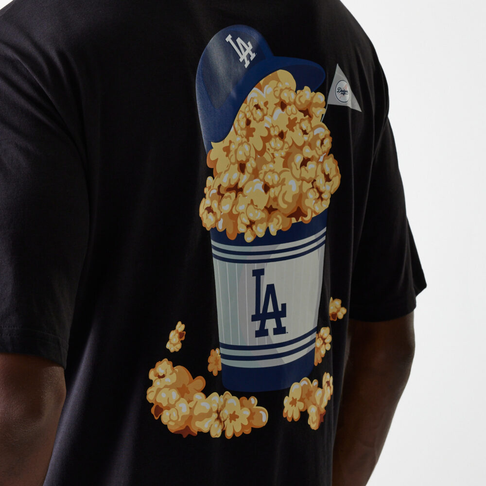 Los Angeles Dodgers MLB Food Graphic OS Tee Black New Era – Bild 2