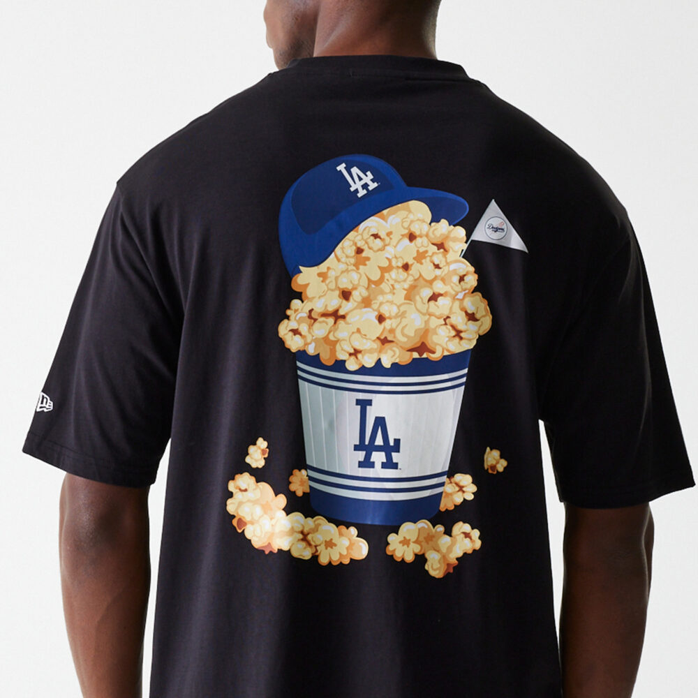 Los Angeles Dodgers MLB Food Graphic OS Tee Black New Era – Bild 3