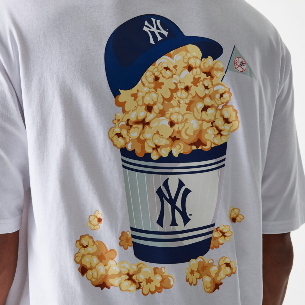 New York Yankees MLB Food Graphic OS Tee White New Era – Bild 5