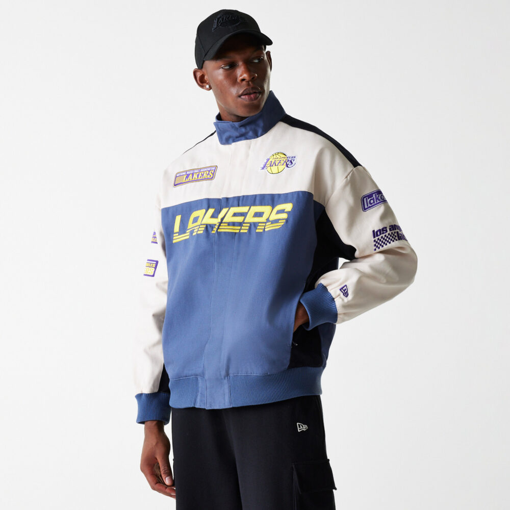 Los Angeles Lakers NBA Motorsport Jacket New Era – Bild 2