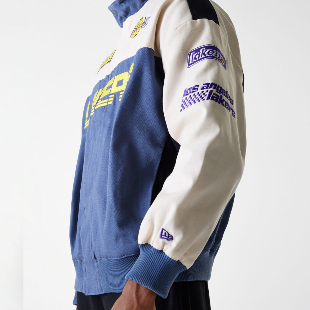 Los Angeles Lakers NBA Motorsport Jacket New Era – Bild 7