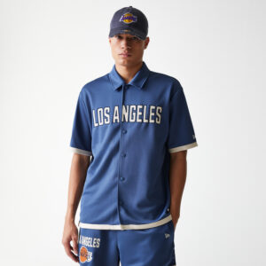 Los Angeles Lakers NBA Snap Button Shirt New Era