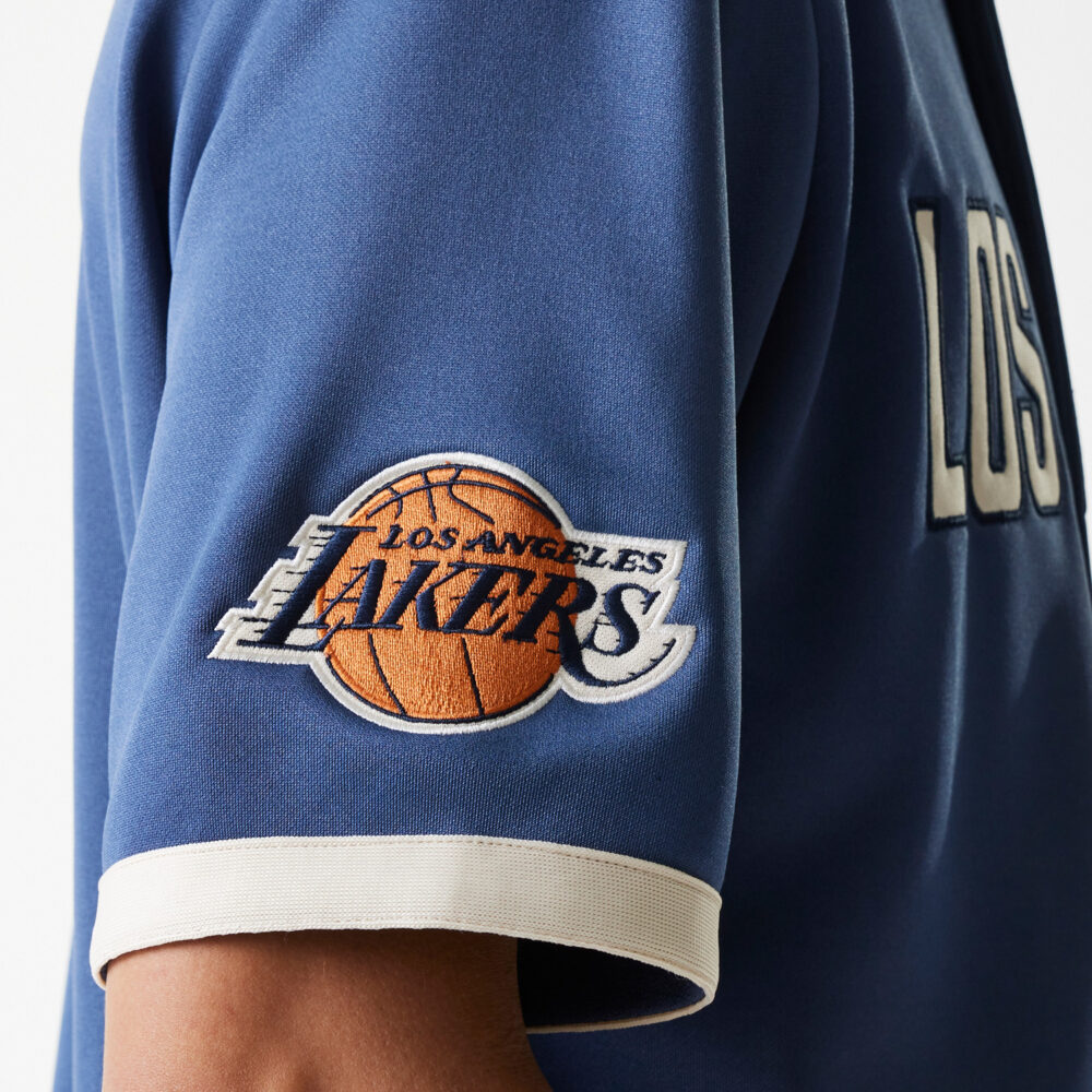 Los Angeles Lakers NBA Snap Button Shirt New Era - Image 3