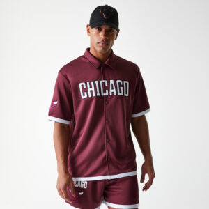 Chicago Bulls NBA Snap Button Shirt New Era