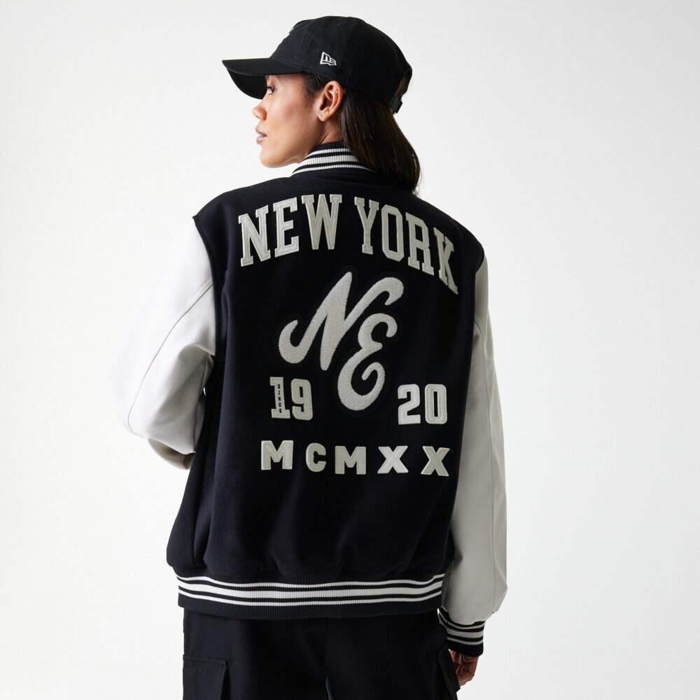 Branded Patch Varsity Jacket New Era - Afbeelding 3