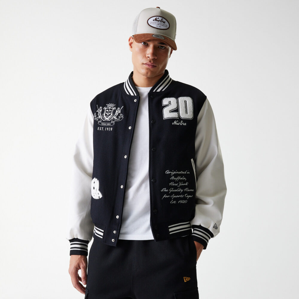 Branded Patch Varsity Jacket New Era - Afbeelding 2