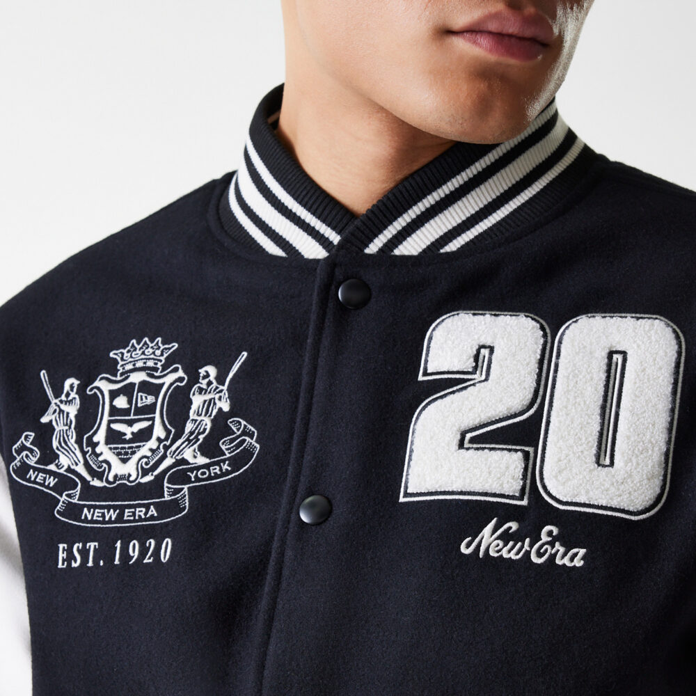 Branded Patch Varsity Jacket New Era - Afbeelding 7