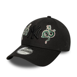 New York Yankees COLOUR BLOCK 9FORTY Strapback New Era Black/Dragon